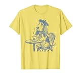 Vintage Basset Hound Paris, Funny Coffee Dog Basset Mom Dad T-Shirt
