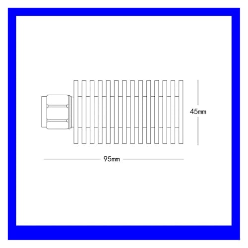 Conector SMA macho de 50W y 50 ohmios con carga de terminación hasta 6 GHz 6