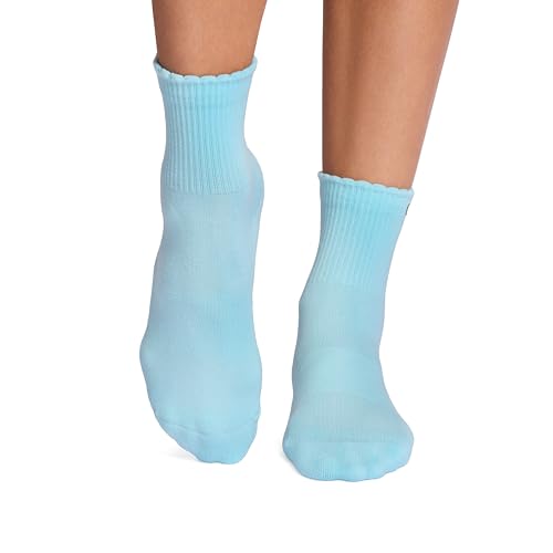 Image of TAVI Aria Pilates Socks - Grip Socks for Women with Non-Slip Grippy Sole and Arch Support, Wear for Yoga, Barre, Dance