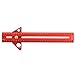MISNODE Woodworking T Track Ruler Scribing Ruler Aluminium Alloy Scribing Ruler High Accuracy Woodworking Measuring Tool Angle Ruler(40cm/15.7in)