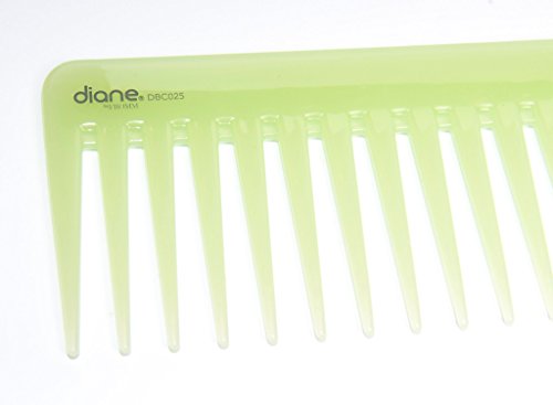 Peine desenredante infusionado en aceite, verde, 6 pulgadas, pack de 2 miniatura 2