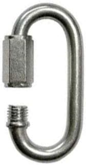 1/8" Quick Links Zinc Plated Steel Chain Coupler Repair (100-Pack) WLL (Working Load Limit) 220lb