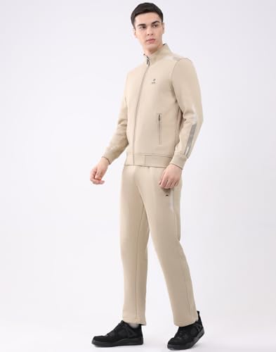 Image of Monte Carlo Men's Regular Fit Collared Neck Full Sleeve Printed Winter Tracksuit | Trendy Printed Design | Soft Warm Fabric | Stylish Winter Sports & Casual Wear for Men (Pack Of 1)