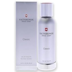 Swiss Army Classic Men Eau De Toilette Spray, Iconic Collection, 3.4 Ounce