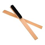 Toyvian 2 Stück Teiliges Holzbürsten Set mit Langem Griff Kleider Schuhbürste für Hotel Gastzimmer Effektive Fleckenentfernung Staub Haarbeseitigung Praktische Reinigung für Anzüge und