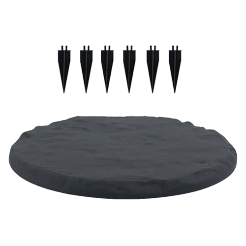 Pas Japonais | Décoration De Pavé pour Allées,Lot de Dalles de Jardin avec Piquets pour Chemins Terrasse Piscine Aire de Jeux Extérieur