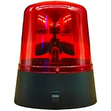 anso Rotating Blue LED Police Car Beacon Disco Party DJ Lamp DIY Red Alert Light Red