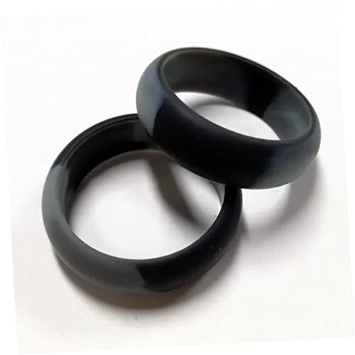 ibasenice 4pcs Silicona Unisex Gris y Negro miniatura 2
