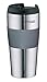 Produktbild ThermoCafé Thermobecher ThermoPro, Kaffeebecher to go Edelstahl grau 400ml, Isolierbecher mit Schiebeverschluss, Becher spülmaschinenfest 4056.235.040, Coffee to Go 4 Stunden heiß, BPA-Free