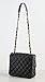 CHANEL Women's Pre-Loved Black Caviar Big CC Square Large Bag, Black, One Size