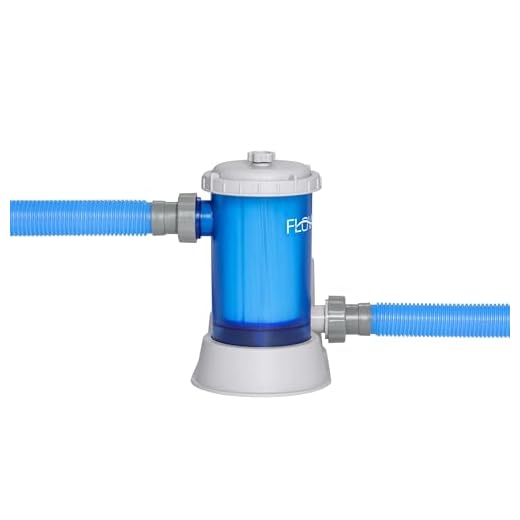 Bestway 58675 Flowclear 1500Gal Transparent Filter Pump
