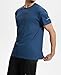 5 Pack Workout Shirts for Men Dry Fit Gym Shirts Short Sleeve Athletic Moisture Wicking T-Shirt 2XL