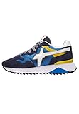 Innensohle : Stoff w6yz Yak-M.-Sneaker aus Stoff und Leder-Blau blau 45