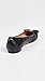 SALVATORE FERRAGAMO Women's Varina Quilted Flats, Nero, Black, 7 Medium US