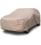 Coverado SUV Car Cover Waterproof All Weather- 6 Layer 300D Heavy Duty Car Cover for Snow with Lo...