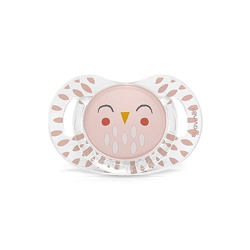 Image of Suavinex Bonhomia SX PRO Physiological Pacifier, Supports Breastfeeding Babies, Pacifiers for 18 Months and Up, Baby Pacifier, Baby Accessories, (Pink)