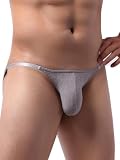 Summer Code Męskie seksowne slipy, elastyczne, marszczenie z tyłu, bikini, zestaw bielizny, Zestaw 5 sztuk, XXL