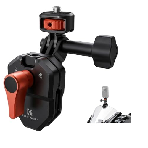 K&F CONCEPT �I�[�g�o�C�t�����g�K���X�J�����}�E���g ���h �X�N���[�� �E�C���h�V�[���h �N�����v | �N���b�v�}�E���g�Ή�insta360 x6/x5,osmo Action6/5pro/4,OSMO360,Gopro13/12�Ȃ�