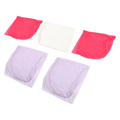 GRIRIW Parrot Carrier Travel Cage 5pcs Bird Mesh Bag Breathable Leakproof Design Random Color