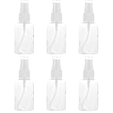 Zerodeko 50ml Flacone Trasparente Pezzi Plastica in Cosmetico 6 da Viaggio