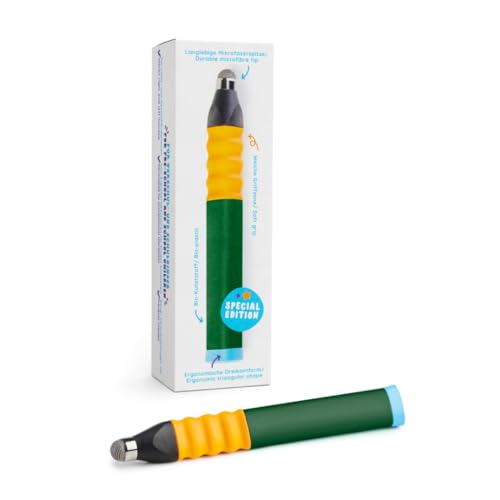 Edurino Ergonomischer Eingabestift I Special Edition | Tablet Stift für Kinder I Eingabestift für Edurino Figuren I Lernspiele ab 4 Jahren I Stylus Touch Pen (Dunkelgrün)