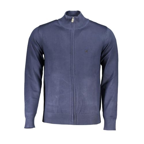 Cardigan U.S. Grand Polo bleu pour homme vêtement classique