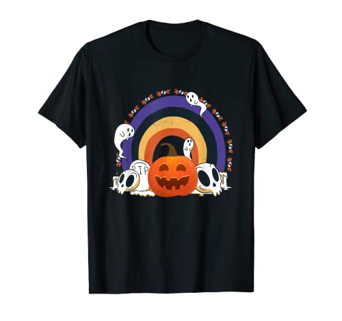 Halloween Design Pumpkin Ghosts T-Shirt
