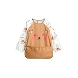 100% polyester Petit Béguin - Bavoir tablier manches longues Gustin