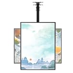 Ultra-thin Snap Frame LED Light Box, LED Advertising Light Box, Illuminated Poster Display Screen, Backlit Menu Board for Restaurant, Cafe, Hanging Mounted Billboards Vertical 30 * 40cm