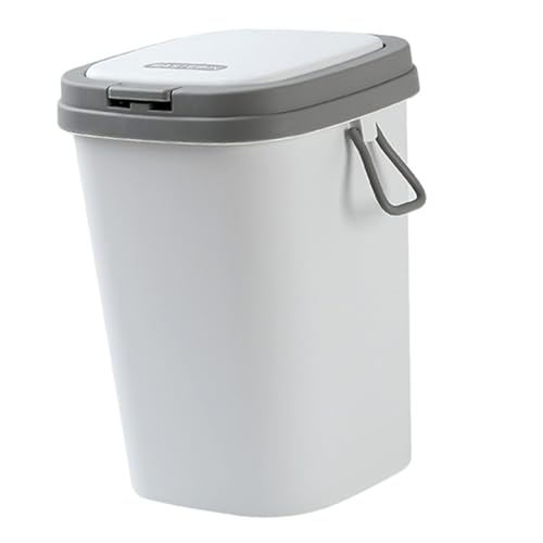 Poubelle cuisine 13l anti odeur avec couvercle pression salle de bain