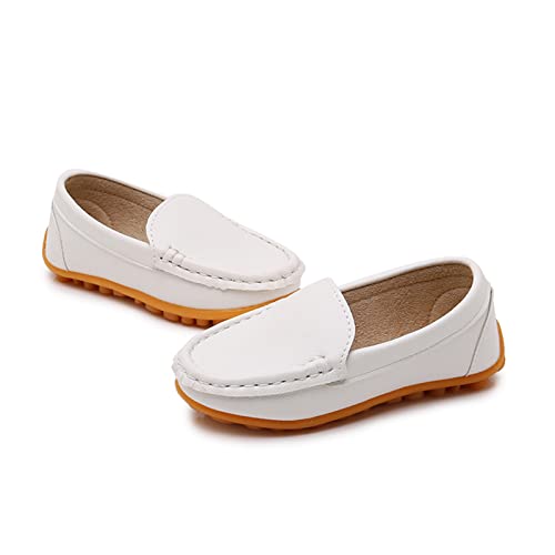 Image of RVROVIC Kids Girls Boys Slip-on Loafers Oxford PU Leather Flats Shoes(Toddler /Little Kid)