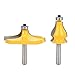 Tomantery Router Bit Set, Accurate Positioning 2pcs High Hardness Handrail for Electric