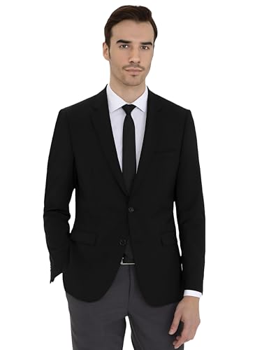 Image of YSYB Dezines Men Formal Blazer Versatile Blazer For Men Ideal For All Purpose Be It Formal,Causal,Festival,Party And Wedding. Color Black,Size 36
