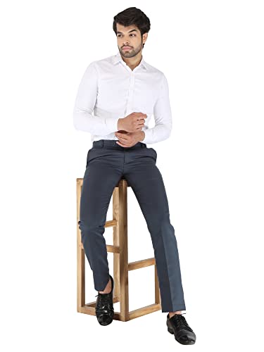 Image of Formal Pants for Men Office Wear - Premium Regular Fit Formal Trouser for Men, Boys, Gents Bottom Formal wear for Office Meeting, Party, Gathering, Wedding