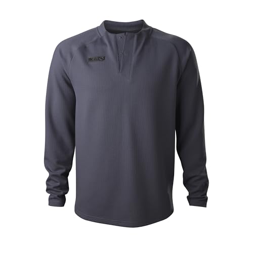 EvoShield Camiseta Henley de Manga Larga de Béisbol 6-4-3 para Hombre miniatura 4