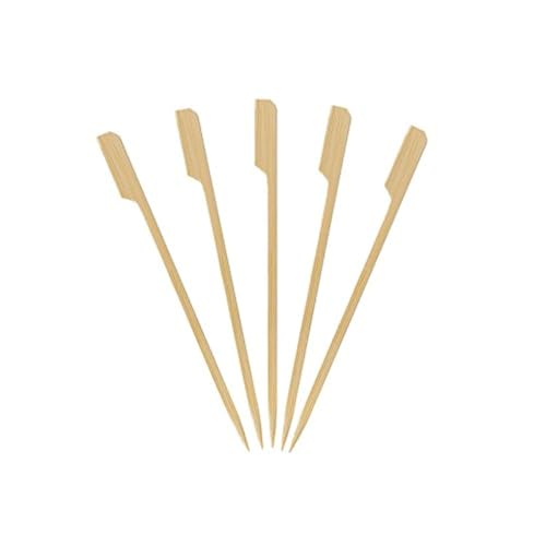 1000 Count | KingSeal Natural Green Bamboo Wood Paddle Picks,