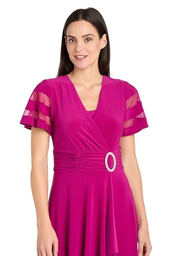 Image of R&M Richards Women's Allegra Cascade Dress