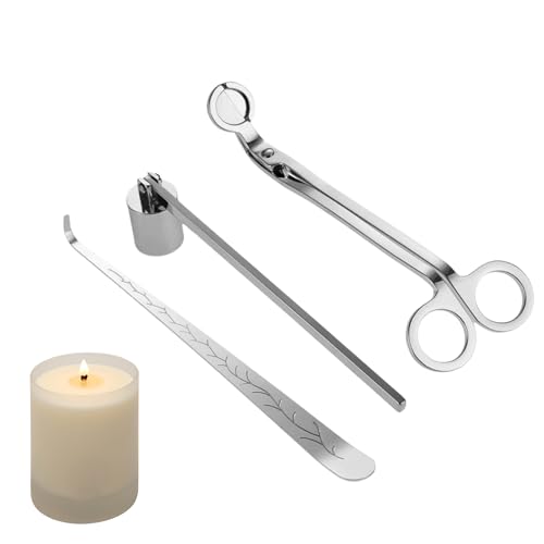 Kit de 3 Mechas para Velas Burning Wick Plata