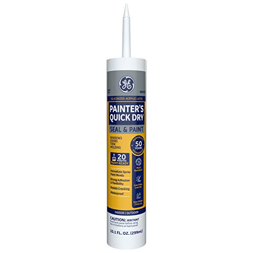 GE Sealants & Adhesives-2709186 Paint Projects Painter's Quick Dry - White , 10.1 Ounce
