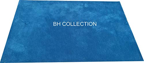 Image of Classical Look Plain Handmade Carpet with Super Soft & Pure Woolen Carpet for Your BEDROOMS & Living Room with 1 INCH Pile Height 7 X 11 FEET (210x330 cm)