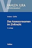 hemmer assessor examensreport 2016 ii  Das Assessorexamen im Zivilrecht (Vahlen Jura/Referendariat)