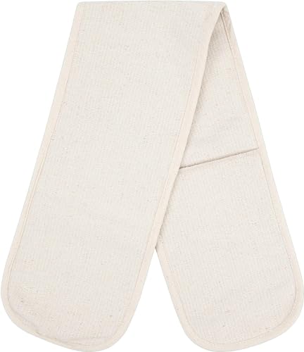 HouseGads Heat Resistant Double Oven Gloves | Double Oven Mitt Pot Holder | Cooking Oven Glove Mitts For Home Kitchen Baking | Heavy Duty Cooking Potholder (18W X 84L CM) HouseGads Heat Resistant Double Oven Gloves | Double Oven Mitt Pot Holder | Cooking Oven Glove Mitts For Home Kitchen Baking | Heavy Duty Cooking Potholder (18W X 84L CM)