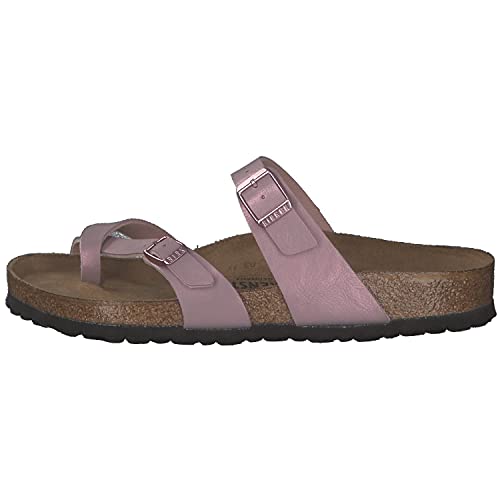Image of Birkenstock Mayari Birko-Flor Women's Flip Flops, Graceful Lavender Blush, 4 UK