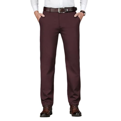 Silamone Timeless Stretch Pants, Timelessflex - Men's High Stretch Straight Fit Pants