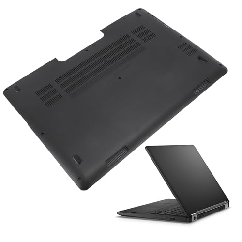 Coque inférieure pour E7470 noire texturée de remplacement avec dissipation - 3