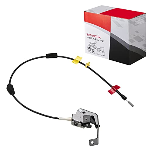 Image of SYERAL Door Latch Cable Passenger Side Rear Right 6L3Z-18264A26-A Compatible with Ford1997-2003 F-150,1997-1999 F-250 Extended Cab Rear Upper Door Latch Lock Cable Assembly