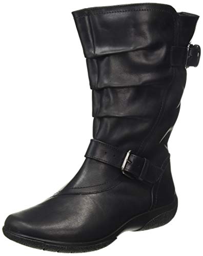 Hotter Women's Sherbourne Wide Mid Calf Boot, Black, 6.5 UK
