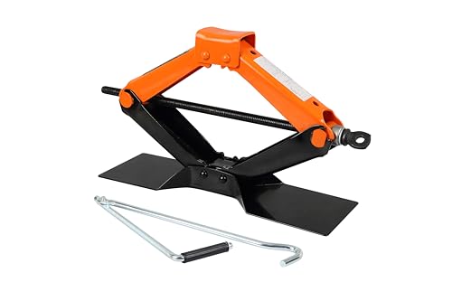 Image of Pro-Lift Scissor Jack Car Lift - Portable Scissor Lift Jack Car Kit - 3000 lb. Capacity Orange
