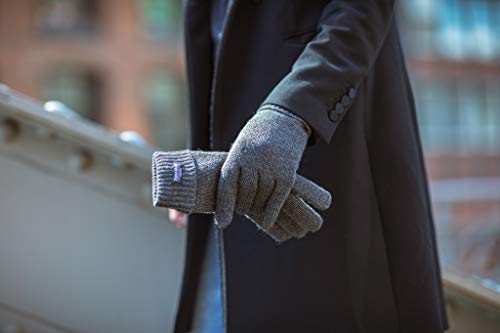 Guantes de punto para mujer EEM con forro Thinsulate de algodón premium 4