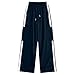 gsatuba Sweat Pants for Girls Fashion Kids y2k Baggy Sweatpants Drawstring Waist Wide Leg Loose Joggers Teens Clothes Navy Girls Pants Size 15 Years